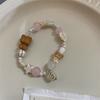 Pulsera de cuentas de dibujos animados de gato KT conejo Melody diseño de moda dulce linda ins retro nicho pulsera para mujer