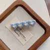 Pinza para el Cabello con Lazo de Perla 2025 Clip para Flequillo de Chica Coreana Clip Popular de Internet para Cabello Roto Pinza Dulce para el Cabello Accesorios para el Cabello