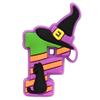 Serie de Halloween, zapatos con agujeros de dibujos animados, hebilla de zapato de flor, pegamento suave de PVC, zapatos de jardín desmontables DIY, accesorios decorativos