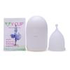 Conjunto de Copos Menstruais de Silicone para Cuidados Femininos, Macio, Reutilizável, Esterilizável em Alta Temperatura, Inclui Caixa de Armazenamento para Uso Doméstico