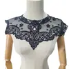 Directo de fábrica poliéster cuello ligero cuello de encaje bordado accesorios de ropa bordado costura a mano pegatinas de tela