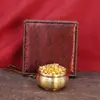 Adornos Artesanales de Sapo Dorado de Latón, Cornucopia, Lingote Pequeño de Oro de Arena, Adornos de Fortuna para Escritorio de Oficina, Dropshipping