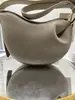 Bolsa Transversal Bolin Estilo Francês Saco de Ervilha, Bolsa de Ombro de Nicho para o Dia a Dia Feminina, Bolsa de Mão, Bolsa Feminina Semicircular Popular