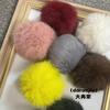 Bolas de pelo de conejo rex de imitación, venta al por mayor, especiales, para hacer tú mismo, pompones, accesorios de joyería, llaveros, accesorios para zapatos y sombreros.