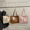 Bolso Tote de Hombro Versátil Simple con Textura, Estampado de Cabeza de Gato Retro Elegante, Nueva Moda Invierno 2026