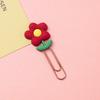 Coreano criativo cartoon bookmark estudante clipe de papel bookmark clipe de metal clipe em forma de clipe de papel decorativo pequeno pino