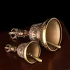 Adornos de campana y cetro vajra estilo Tíbet, vajras de cinco y nueve puntas, campanas artesanales nepalíes, instrumentos rituales, artículos budistas del Tíbet