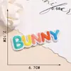Adesivo de Patche de Roupa Fofo Autocolante Sem Costura Reparo de Furo em Calça Infantil Adesivo de Tecido Bordado Decorativo para Jaqueta de Penas