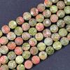 Cuentas sueltas redondas de 10 mm para pastel, ágata de cristal, ojo de tigre, accesorios de joyería para bricolaje, pulsera, suéter, cadena, cuentas redondas para pastel.