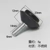 Acero Inoxidable Universal Ajustable Pie Mesa Silla Ajuste Pie Giratorio Tornillo Soporte Móvil Pie Almohadilla Pie Ajustable M6M8