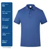 Seda de Hielo Secado Rápido Uniforme de Grupo Personalización Empresa Camisa Publicitaria Solapa Manga Corta Camisa Polo Personalizada Bordado Logotipo Impreso Personalización
