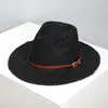 Chapéu de Palha Puramente Artesanal para Mulheres, Estilo Novo, Estilo Old Money, Chapéu Francês, Férias na Praia, Chapéu de Palha Tecido com Recortes de Topo Plano, Tamanho Grande