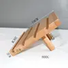 Estante creativo de madera para joyas almacenamiento de anillos adornos Madera de haya de alta gama círculo pendientes pulsera exhibición soporte de exhibición de joyas