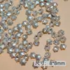 Celebridade da Internet Unhas Floco de Neve Diamante Alta Qualidade Super Brilhante Branco Ponta Inferior Floco de Neve de Natal Diamante Laço DIY Decoração de Unha