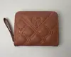 Portatarjetas para Mujer Puntada de Rombo Tarjeta de Identificación Bordado Exquisito Portatarjetas de Moda Billetera para Monedas Mujer Venta al por Mayor
