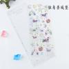 Pegamento Fantasía Coreano Sticker Cristal Estampado en Caliente Transparente Estéreo Decorativo Libro de Mano Material Sticker para Teléfono Móvil Sticker Libro de Mano