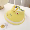 Chapéu de Proteção Solar para Crianças de 2 a 8 Anos, Chapéu de Sol para Bebês ao Ar Livre, Portátil, Enrolável, Aba Larga, Proteção Solar UV para Crianças
