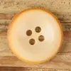 Borde azul quemado colorido dopamina alta saturación botón de fruta natural creativo versátil abrigo de ropa infantil americana