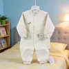Mono de Bebé para Otoño e Invierno, Aislamiento Térmico de Tres Capas, Tallas 73-90, Diseño de Orejas 3D sin Costuras, Traje de Gateo de Manga Larga para Bebés