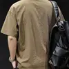Camiseta de Manga Corta Transpirable de Secado Rápido con Textura de Lujo Lobo Beijiang para Hombre, Marca de Moda, Talla Grande, Nuevo Estilo de Alta Gama Verano 2026