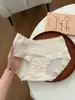 Cueca Feminina Antibacteriana 10A Algodão Classe A Sem Tintura Entrecoxa Antibacteriana Estendida 16cm Cueca Meninas Algodão Puro Cueca Feminina