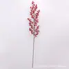Venta al por mayor del fabricante Fruta Roja Bayas de Invierno Fruta Decoración para Bodas Hogar Bayas Rojas Año Nuevo Inauguración de Casa Navidad Fruta del Dinero Flor Artificial