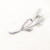 Broche de Cristal Distintivo Estilo Japonês e Coreano Acessórios Simples para Cardigã Jaqueta Feminino Broche Grande Corsage Alfinete Grande Fivela para Lenço de Seda