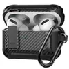 Adequado para Apple Pro3 Switch Lock Headphone Shell 4ª Geração Airpodspro2 Fibra de Carbono Anti-Queda Capa Protetora Anti-Perda
