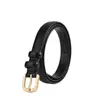 Cinturón Versátil y Elegante de Hebilla Cuadrada Pequeña para Vestidos de Mujer, Cinturón Decorativo para Jeans de Alta Gama, Cinturón de Cintura Sencillo