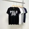 Camiseta de algodão estampada Ralph Lauren Polo transfronteiriça, envia em até 48 horas, 100% algodão, estilo unissex