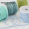 Cordón de Cuero de Terciopelo Coreano Cinta Fina Cordón de Piel de Ciervo Material de Decoración de Moño Hecho a Mano Cuerda para Tejer Empaque de Caja de Regalo