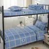 Dormitorio escolar juego de tres piezas ropa de cama para residencia de ancianos sitio unidad sábanas juego de seis piezas ropa de cama para cama individual al por mayor
