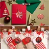 Conjunto de Natal Transfronteiriço com 36 Peças Produtos de Madeira Biscoito de Canela Decorações de Árvore em Forma de Bola Janela do Quarto Enfeites Externos Decorações Penduradas