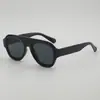 Gafas de Sol Estilo Aviador Redondas Retro Europeas y Americanas Nuevo Estilo Gafas de Sol de Puente Único de Moda Gafas de Sol Unisex para Fiesta Hip-Hop
