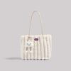 Bolso de Felpa para Viajero de Clase para Mujer Invierno Nuevo Gran Capacidad Bolso de Hombro Bajo el Brazo para Mujer Bolso Tote de Felpa a la Moda