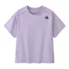 2026 Verano Juvenil Color Sólido Estampado de Letras Holgado Pareja Tops Deportivos Cuello Redondo Manga Corta Camiseta Unisex