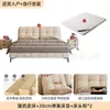 Cama Matrimonial Moderna Simple de Tela Técnica Minimalista Italiana para Dormitorio Principal Tapizada Cama Grande Gris de Alta Calidad Lujo Ligero Cama de Boda 1.8 Metros