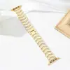 Pulseira de Metal em Formato V Cravejada com Diamantes Adequada para Apple Watch S11/S10/9/8/7, Pulseira de Relógio Simples e Luxuosa