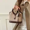 Bolso pequeño súper popular para mujer, nuevo y moderno bolso de cubo de verano para el trabajo, de hombro y cruzado