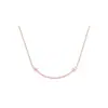 Prata de lei S925, banhado a ouro rosa, cheio de diamantes, colar de rosto sorridente, design de luxo leve para mulheres, de alta qualidade, requintado, corrente de clavícula versátil
