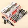 Marcador al por mayor del fabricante a base de aceite Negro Impermeable Pluma de punta grande Marcador de secado rápido Pluma gruesa Expreso Especial Pluma de línea de gancho
