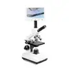 Monocular de escucha Microscopio digital de TV Análisis de material de prueba de sangre y mantenimiento Óptica híbrida HD
