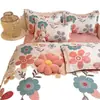 Juego de cuatro piezas de ropa de cama de color verde fruta liso, juego de tres piezas de sábana y funda de edredón para todas las estaciones, funda de edredón, colcha, sábana, funda de almohada