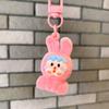 Sombrero Popular de Conejo Afelpado Lindo Llavero Colgante de Bebé Llorando Dibujos Animados Tridimensional Accesorios de Muñeca Caja Ciega Colgante de Regalo Pequeño