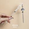 Estilo Antigo Hairpin Placa de Ácido Acético Simples Tassel Andar Diário Cabelo Han Roupas Acessórios Novo Estilo Chinês Roupas Antigas Mulheres Hairpin