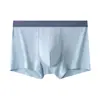 Roupa Íntima de Fio Floral para Homens, Roupa Íntima Masculina Respirável Antibacteriana de Modal, Cueca Boxer Sem Costura de Cintura Média para Homens Atacado