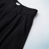 2025 Traje Holgado Spice Girls Estilo Hong Kong Pantalones Casuales para Mujer de Cintura Alta y Pierna Ancha Pantalones Rectos de Tubo Largo