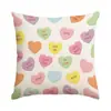 Funda de Almohada para el Día de San Valentín Corazón Flor Transfronteriza Una Pieza Personalizada Envío Directo Urgente Decoración de Boda Funda de Cojín