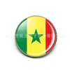 Broche de Bandera Europea y Americana Transfronterizo Broche de Fútbol Mundial Insignia de Piedra Preciosa del Tiempo Ventas Directas de Fábrica de Accesorios de Amazon