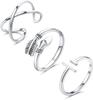 Aliexpress Anillo Sexy Minimalista Conjunto de Anillos Apilables Ajustables Venta Directa de Fábrica Anillos Geométricos